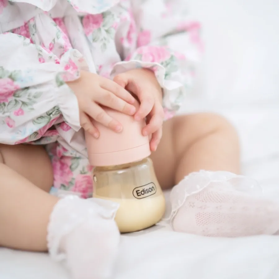 Bình sữa Edison PPSU 160ml Hồng