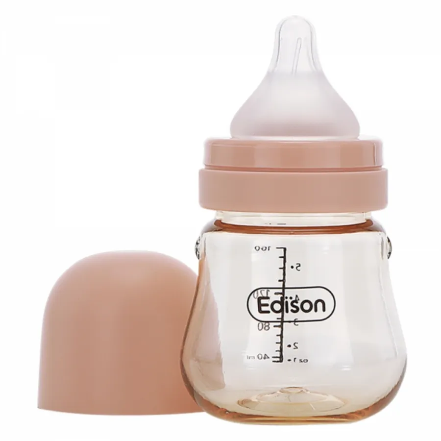 Bình sữa Edison PPSU 160ml Hồng