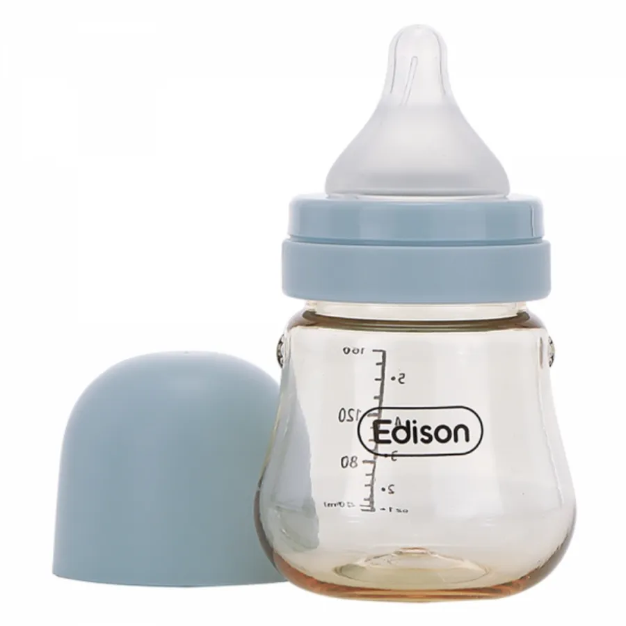 Bình sữa Edison PPSU 160ml Xanh