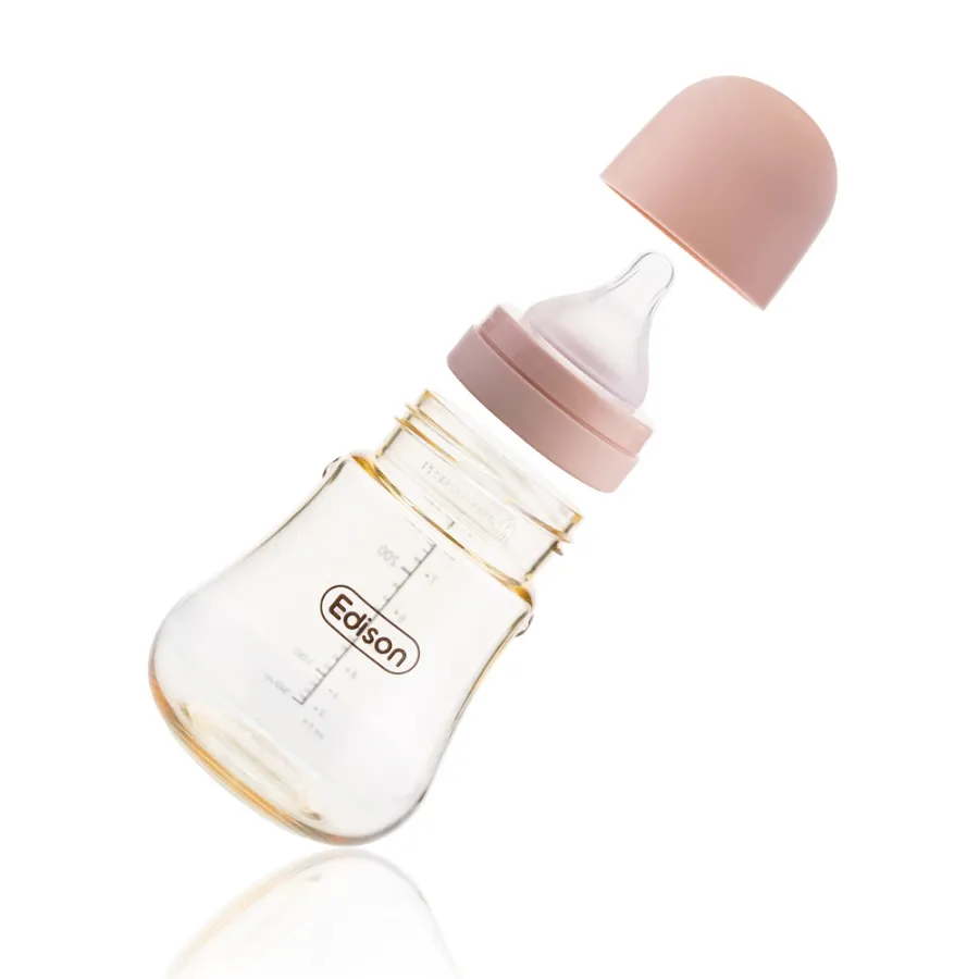 Bình sữa Edison PPSU 240ml hồng