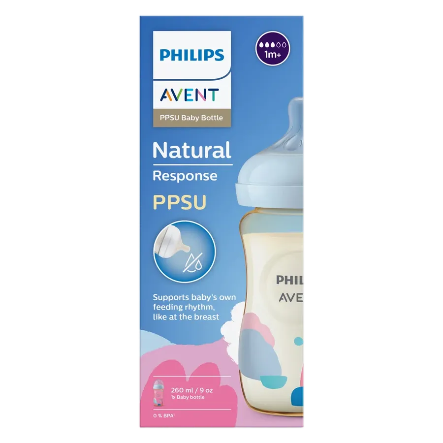 Bình sữa PPSU Philips Avent mô phỏng tự nhiên 260ml (SCY943/01)