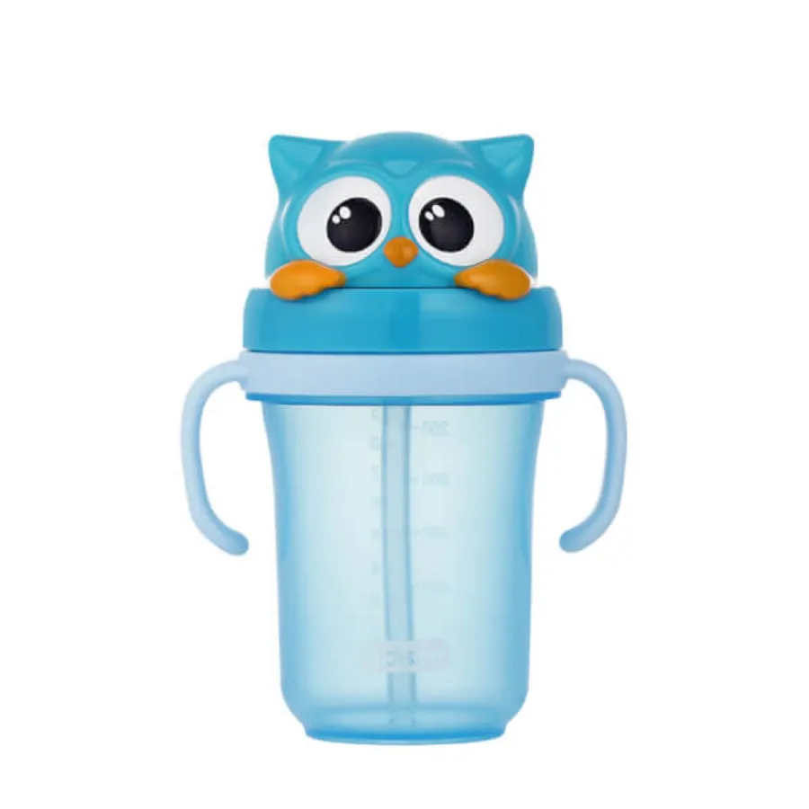 Bình tập uống Edison 3D con cú 300ml