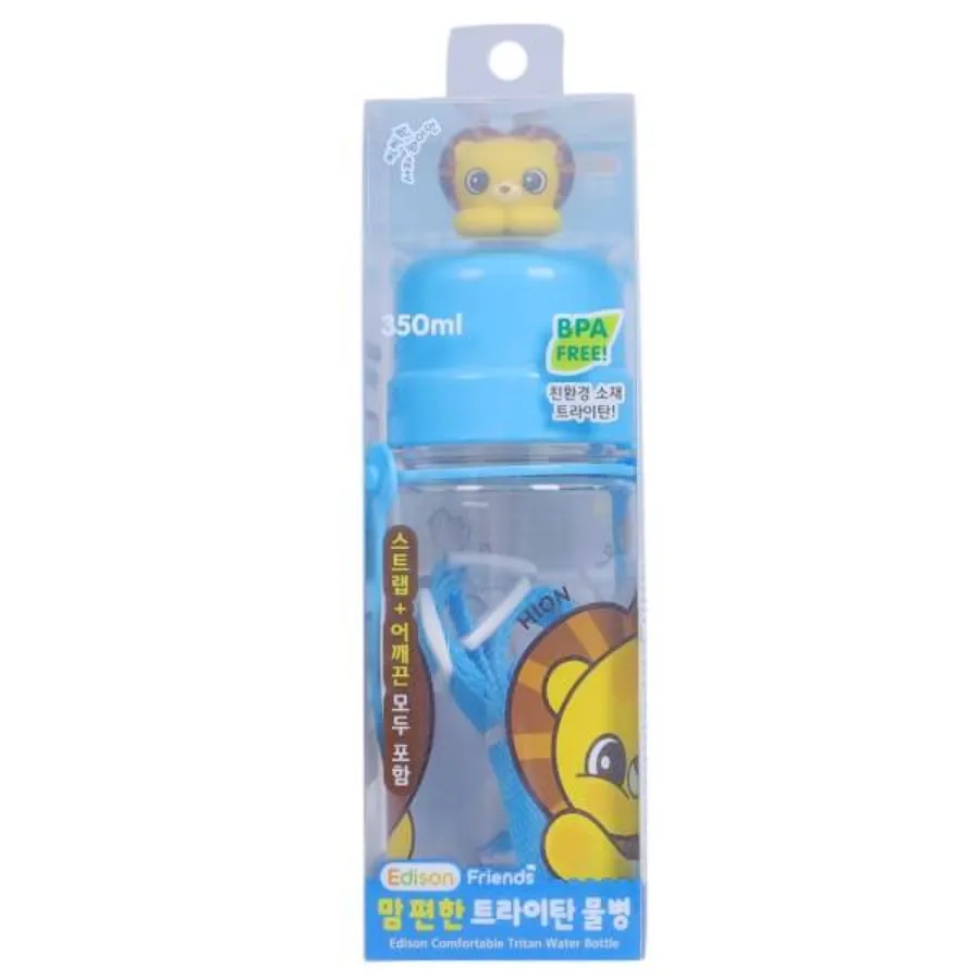 Bình tập uống Edison Tritan 350ml màu xanh