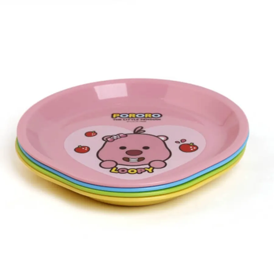 Bộ 4 đĩa tập ăn Edison Pororo