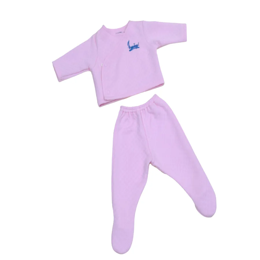 Bộ áo rời quần liền vớ hồng