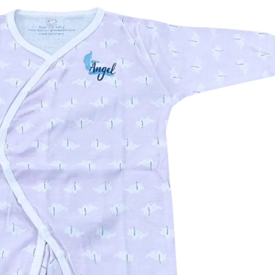 Bộ bodysuit 14 nút dài tê giác hồng