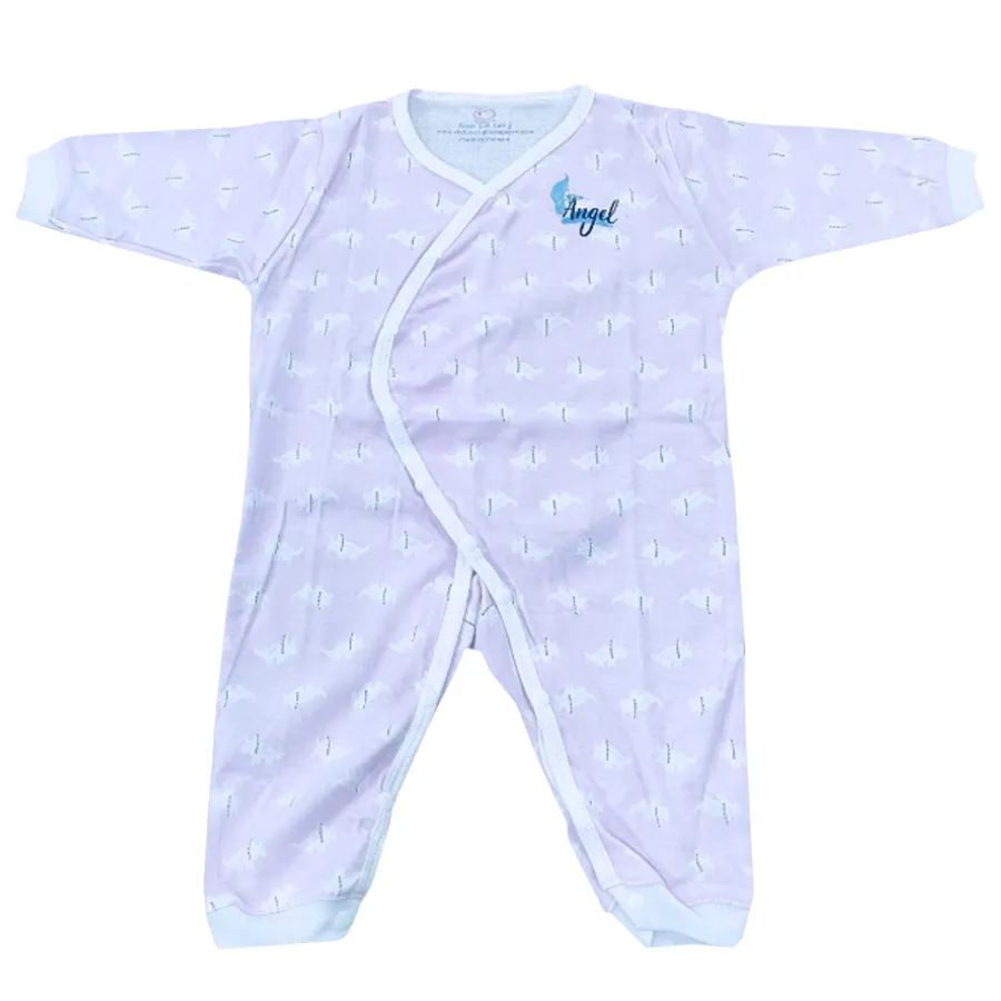 Bộ bodysuit 14 nút dài tê giác hồng