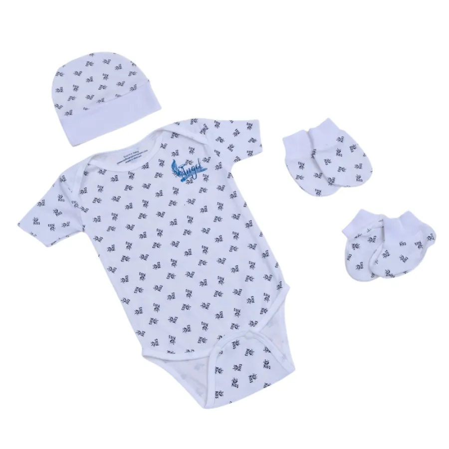 Bộ bodysuit chữ Kiss 