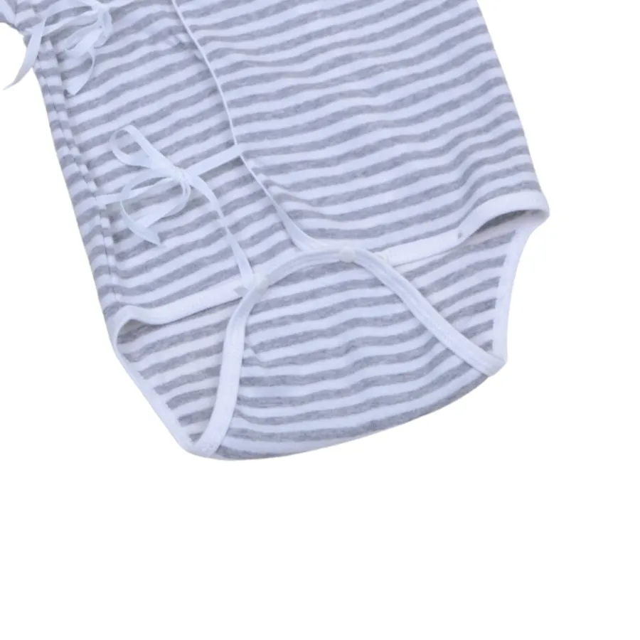 Bộ Bodysuit dây sọc xám