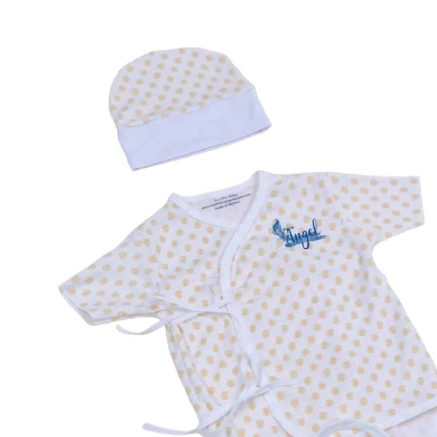 Bộ bodysuit vàng hoa