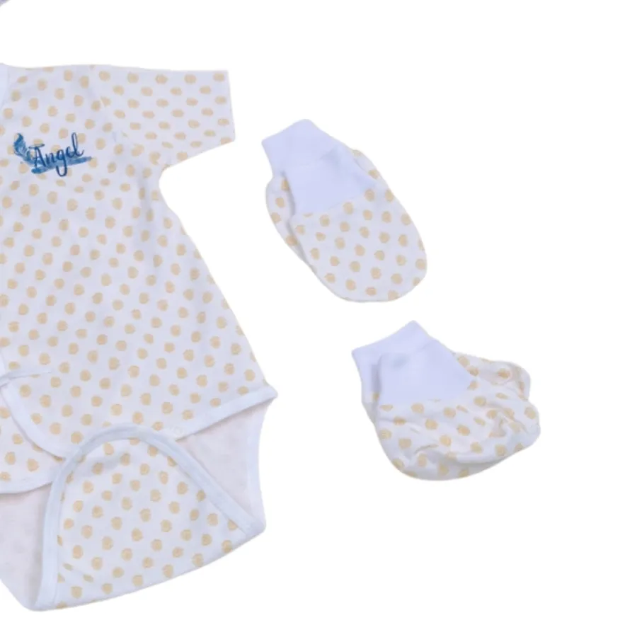 Bộ bodysuit vàng hoa