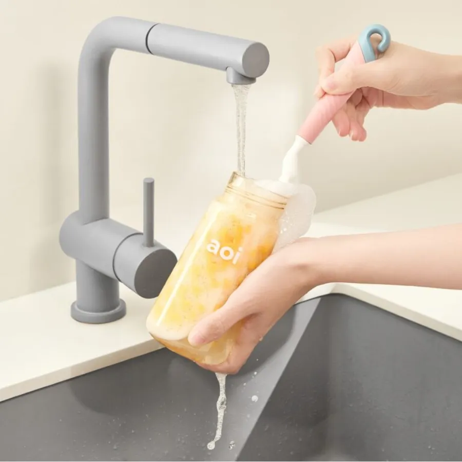 Bộ cọ bình sữa bọt biển Aoi