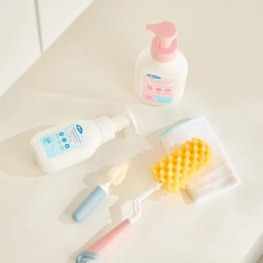 Bộ cọ bình sữa bọt biển Aoi
