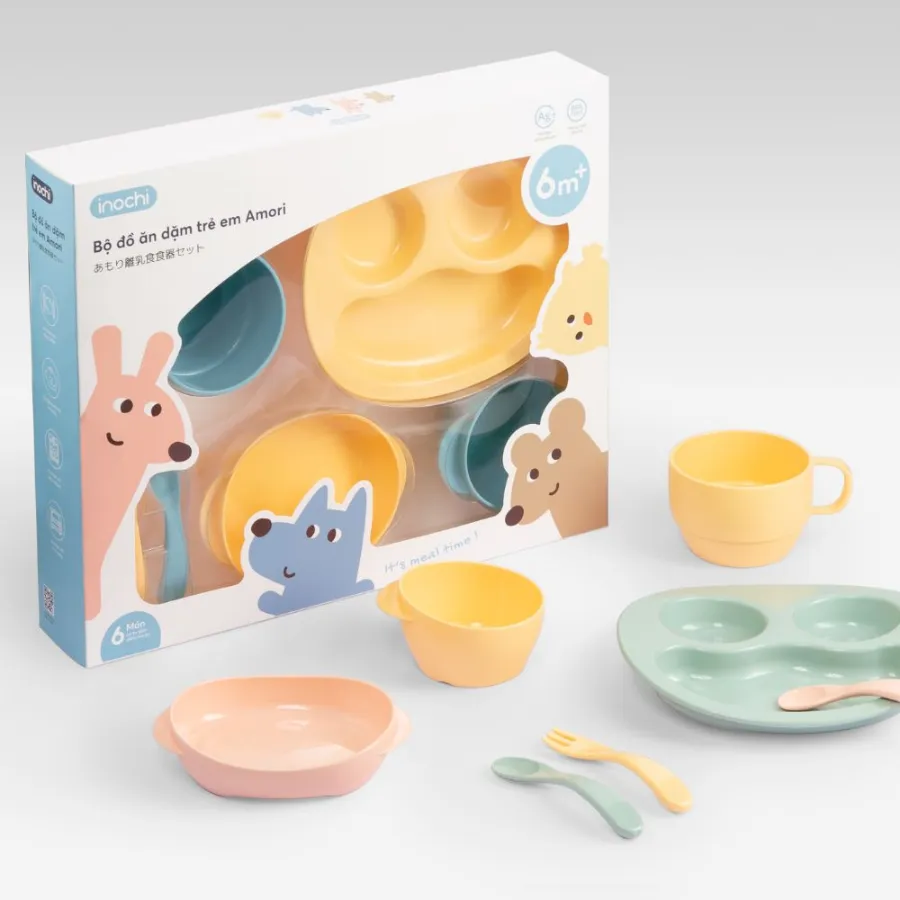 Bộ đồ ăn dặm trẻ em Amori