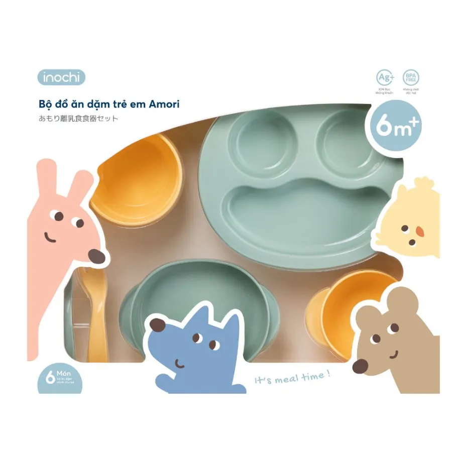 Bộ đồ ăn dặm trẻ em Amori