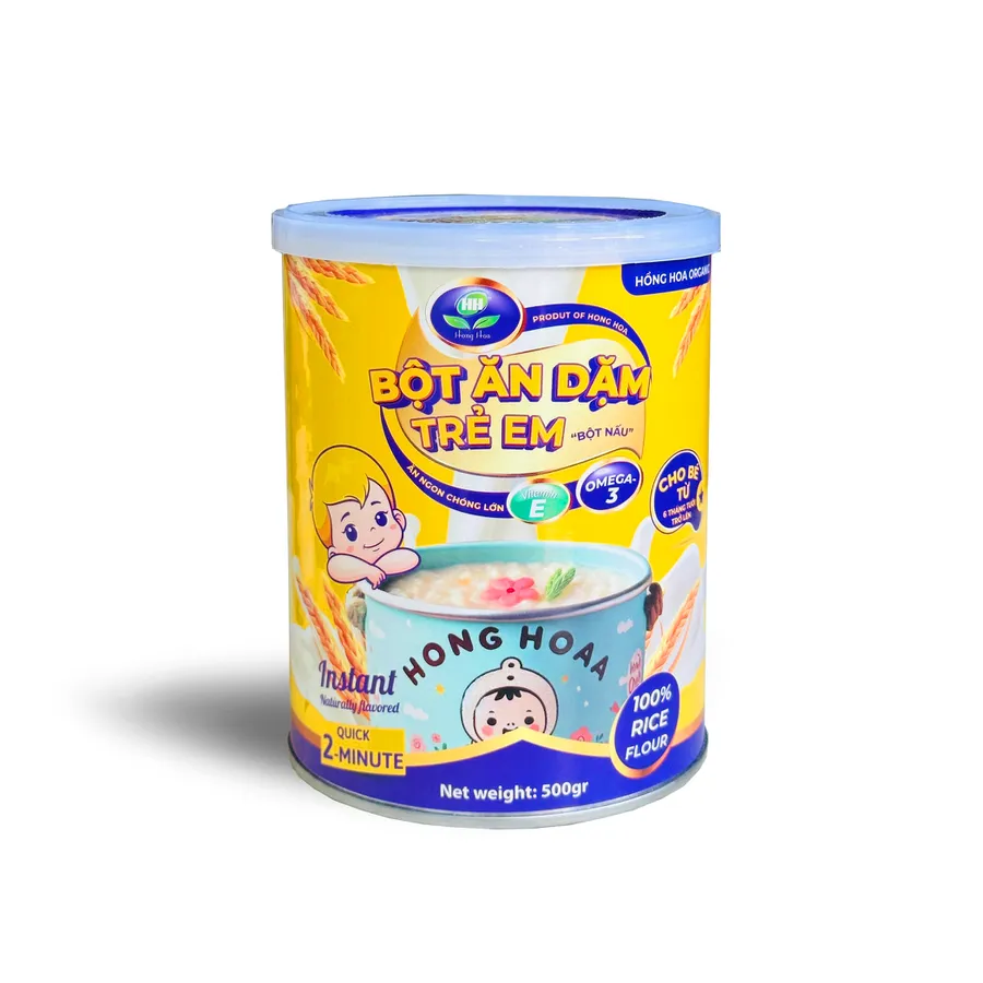 Bột Ăn Dặm Hồng Hoa Organic 500g