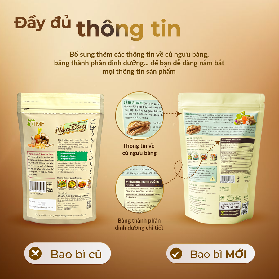Bột nêm ngưu báng 1kg