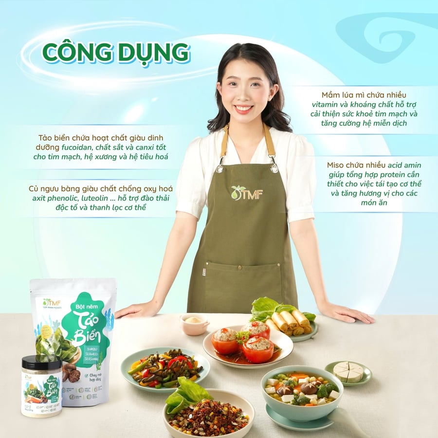 Bột nêm tảo biển 150g (hũ)