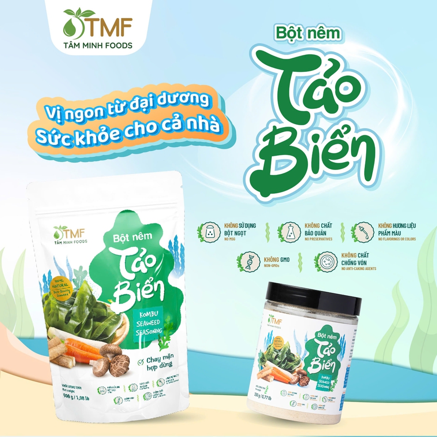 Bột nêm tảo biển 350g (hũ)