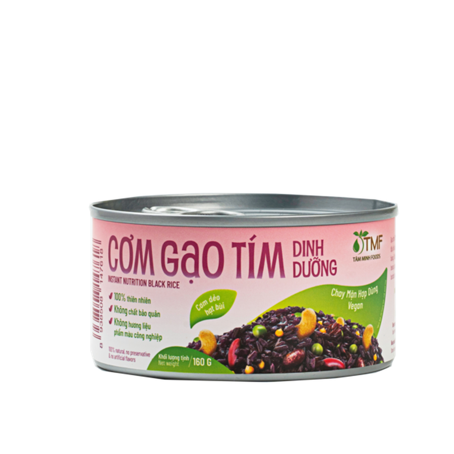 Cơm gạo tím dinh dưỡng ăn liền 160g