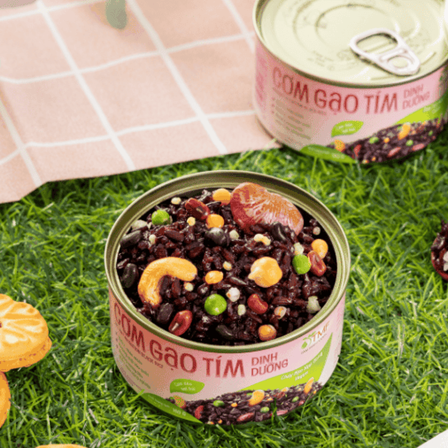 Cơm gạo tím dinh dưỡng ăn liền 160g