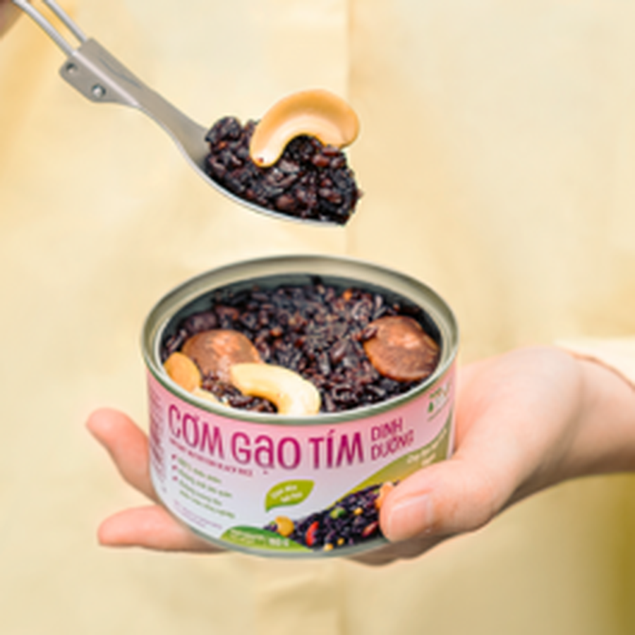 Cơm gạo tím dinh dưỡng ăn liền 160g