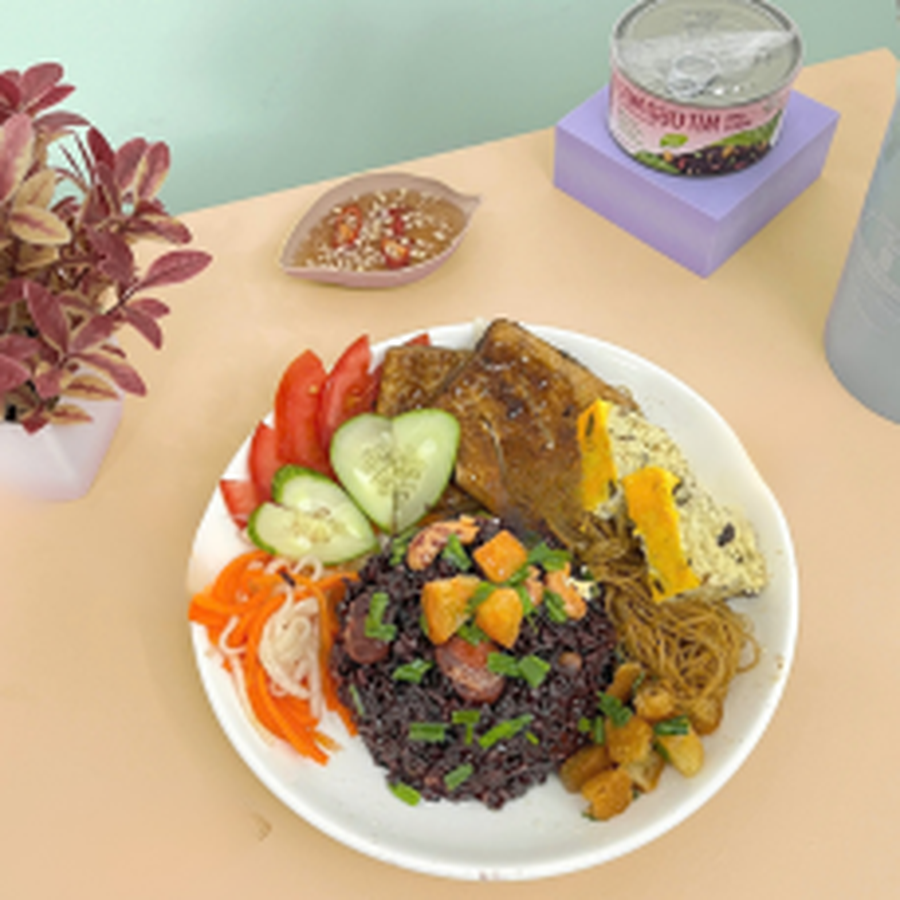 Cơm gạo tím dinh dưỡng ăn liền 160g