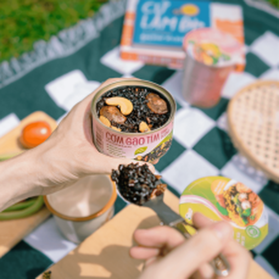 Cơm gạo tím dinh dưỡng ăn liền 160g