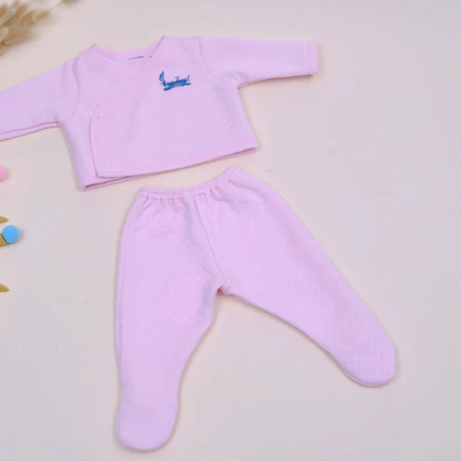 Combo quà tặng mừng đầy tháng mây mềm hồng