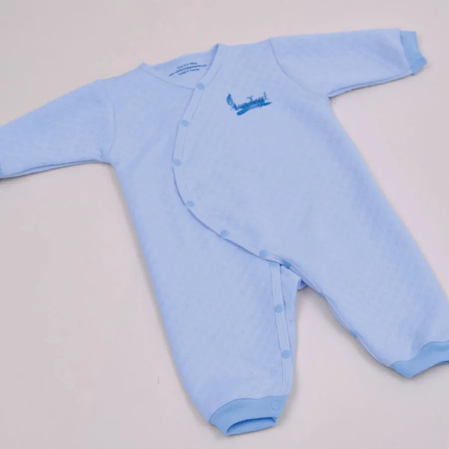 Combo quà tặng mừng đầy tháng mây mềm 0-6 tháng màu xanh lớn