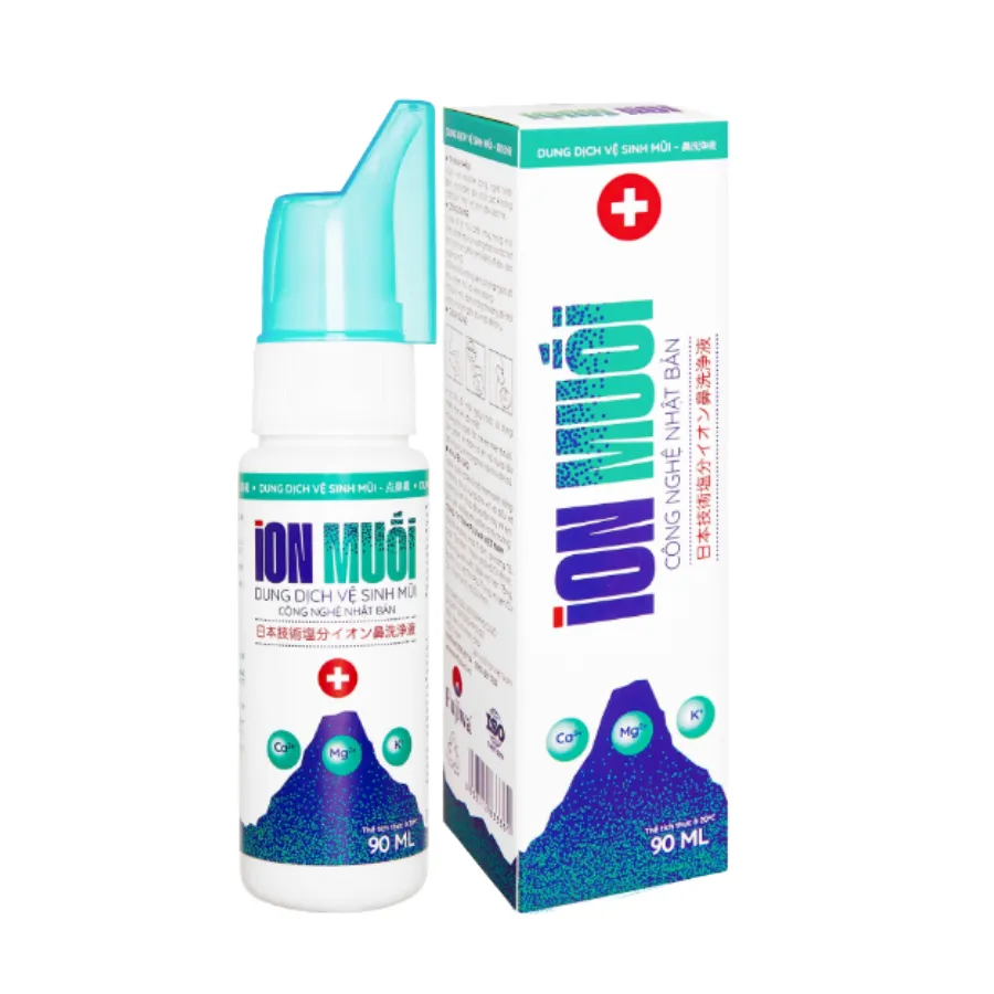 Dung Dịch Vệ Sinh Mũi I-ON Muối - Hộp 12 Chai