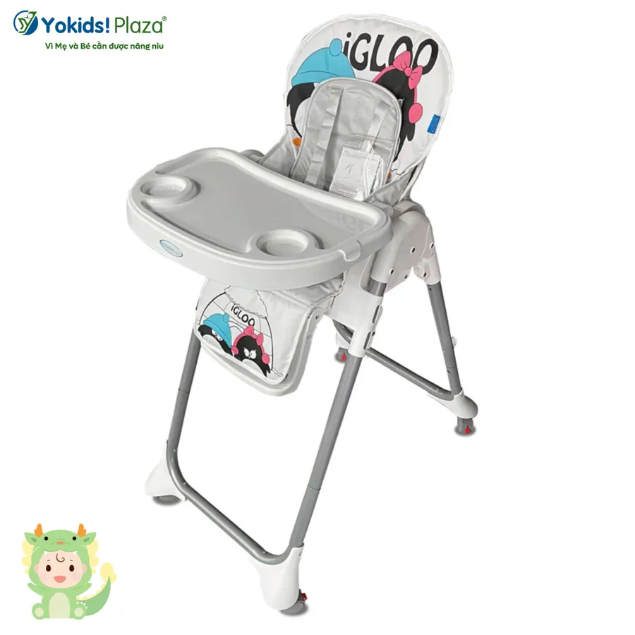 Ghế ăn dặm Gluck BXS-216 – Ghế ăn thông minh cho bé từ 6 tháng