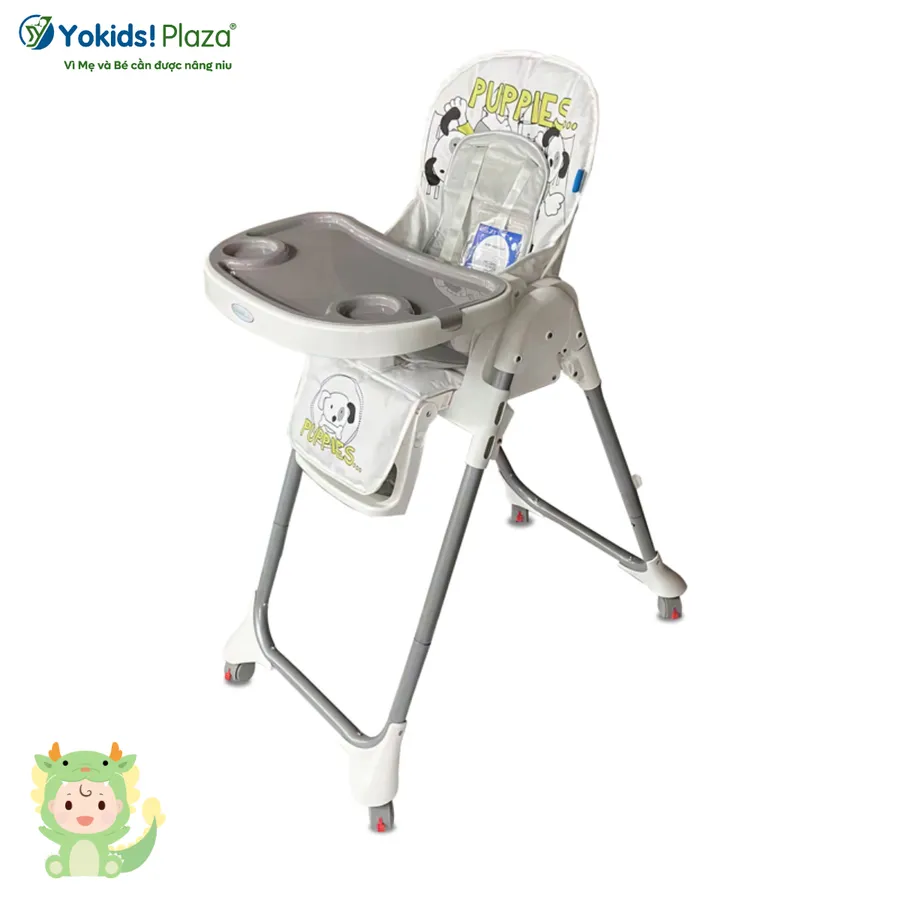 Ghế ăn dặm Gluck BXS-216 – Ghế ăn thông minh cho bé từ 6 tháng