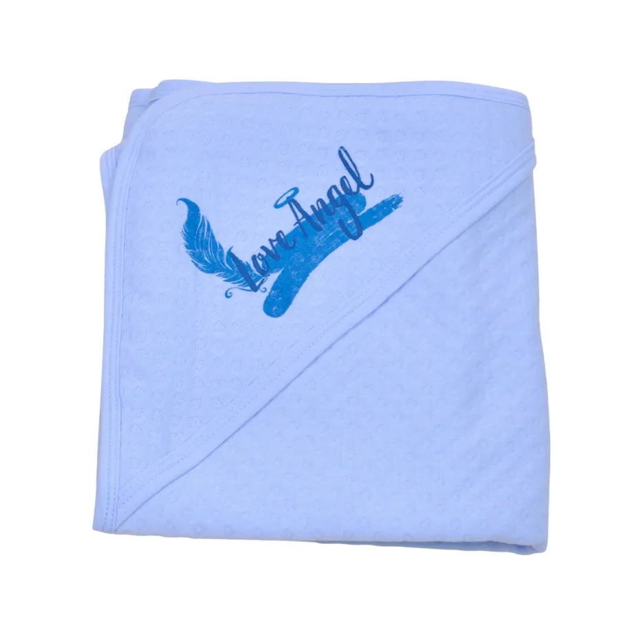 Khăn chóp caro xanh