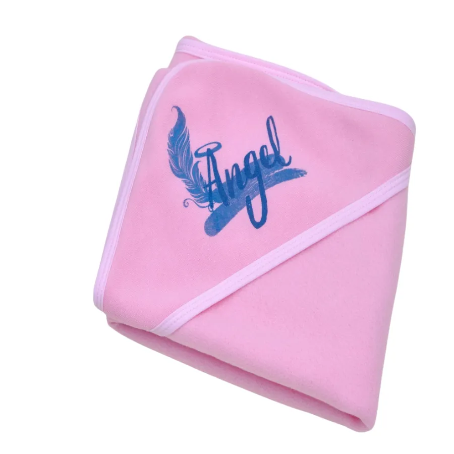 Khăn chóp nỉ Angel hồng
