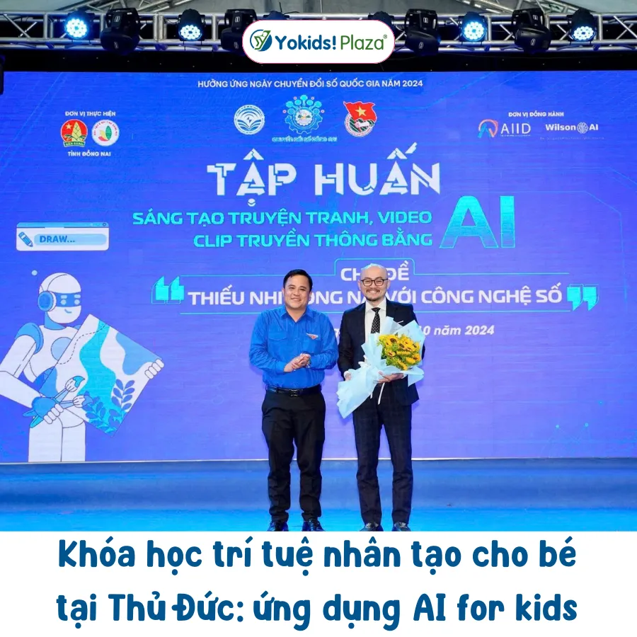 Khóa học trí tuệ nhân tạo cho bé tại Thủ Đức: Ứng dụng AI for kids