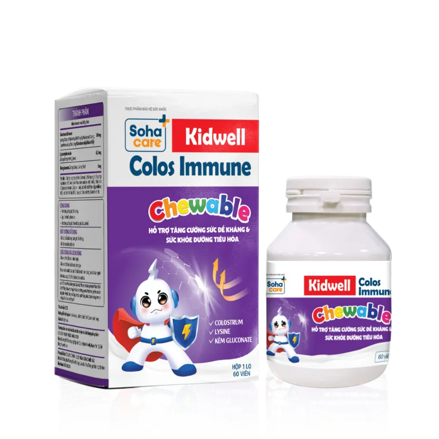 Viên nhai tăng đề kháng Kidwell