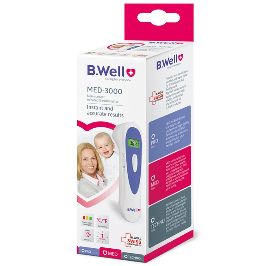 Nhiệt Kế Hồng Ngoại B.Well Swiss MED-3000