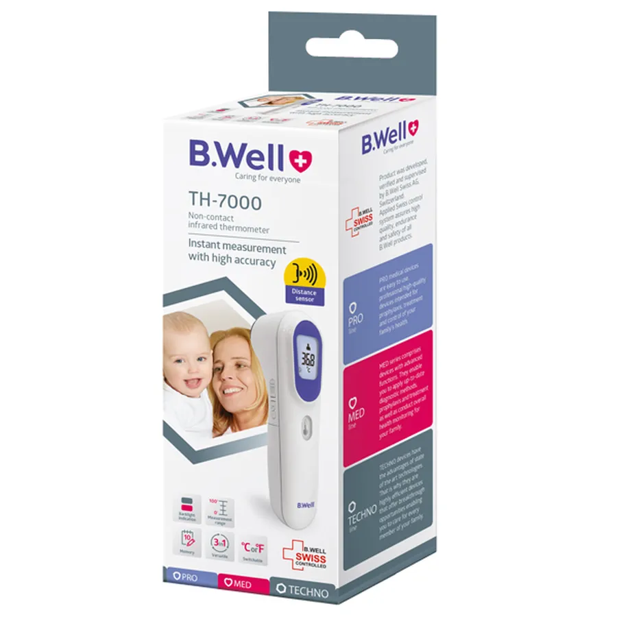Nhiệt Kế Hồng Ngoại B.Well Swiss TH-7000