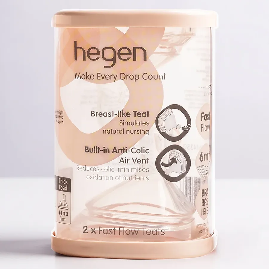 Núm ti Hegen size L (6 tháng trở lên, 2 cái/hộp)