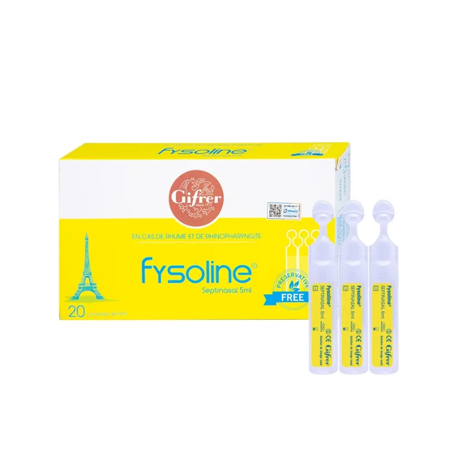 Nước muối sinh lý Fysoline Septinasal 5ml x 20 ống