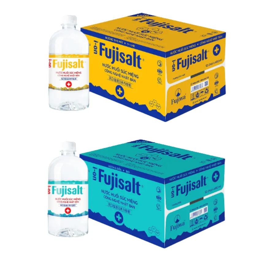 Nước Muối Súc Miệng I-ON Fujisalt 680ml  - Thùng 12 Chai