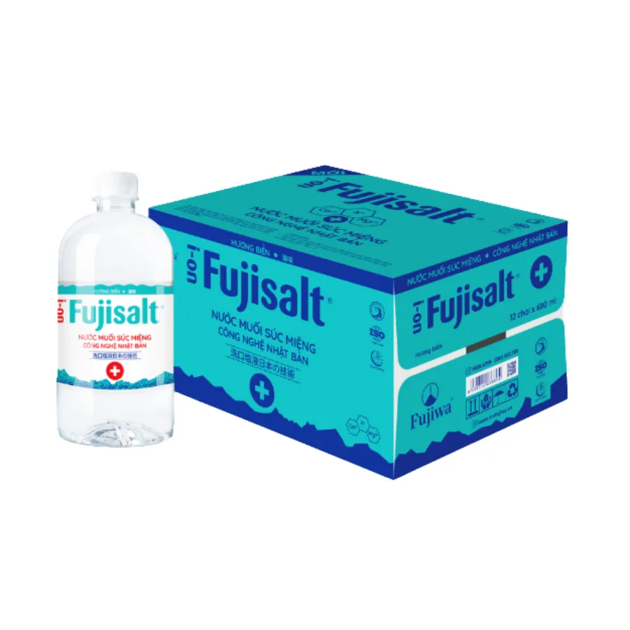 Nước Muối Súc Miệng I-ON Fujisalt 680ml  - Thùng 12 Chai