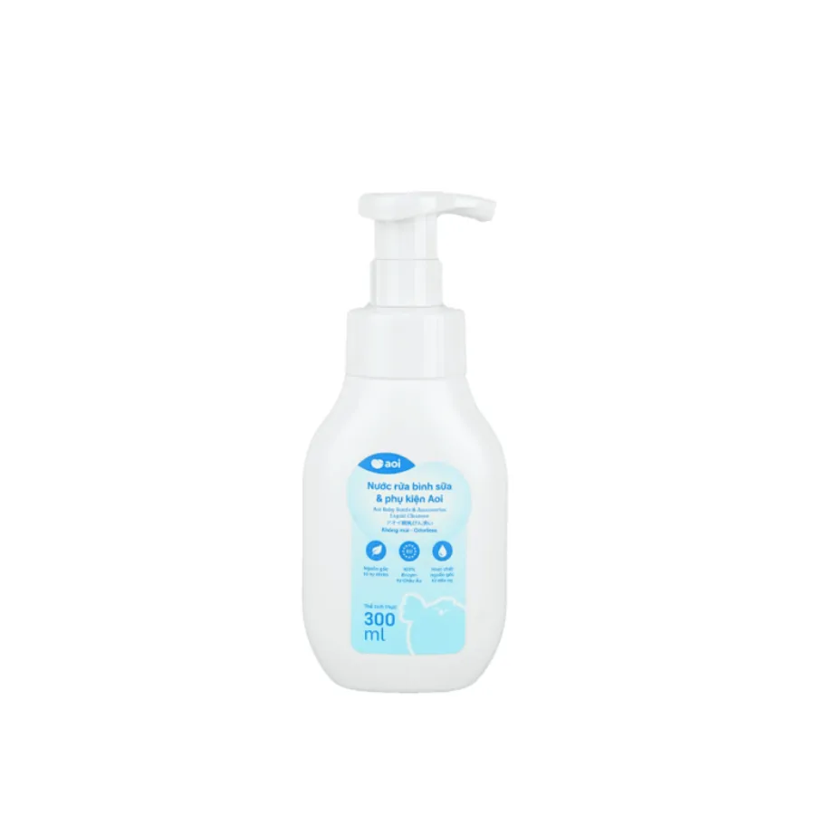 Nước rửa bình sữa Aoi 300ml
