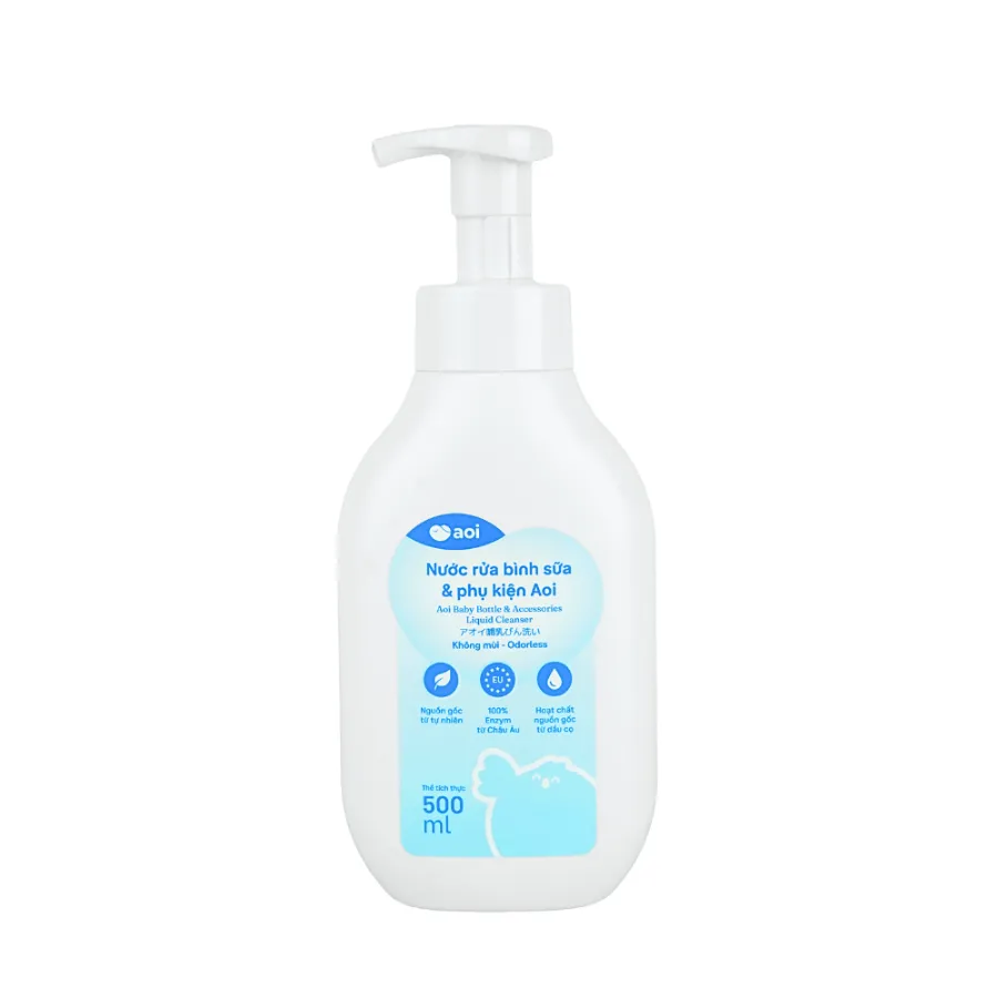 Nước rửa bình sữa Aoi 500ml