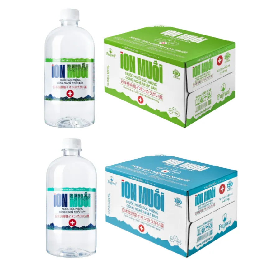 Nước Súc Miệng I-ON Muối 680ml  - Thùng 12 Chai