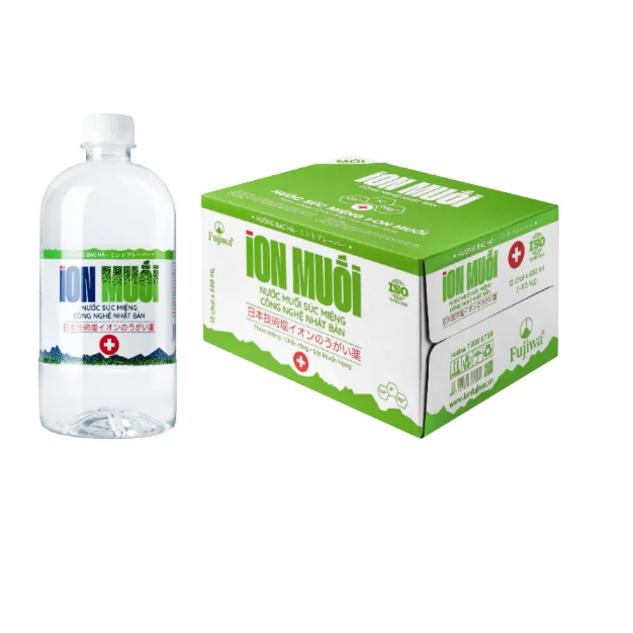 Nước Súc Miệng I-ON Muối 680ml  - Thùng 12 Chai