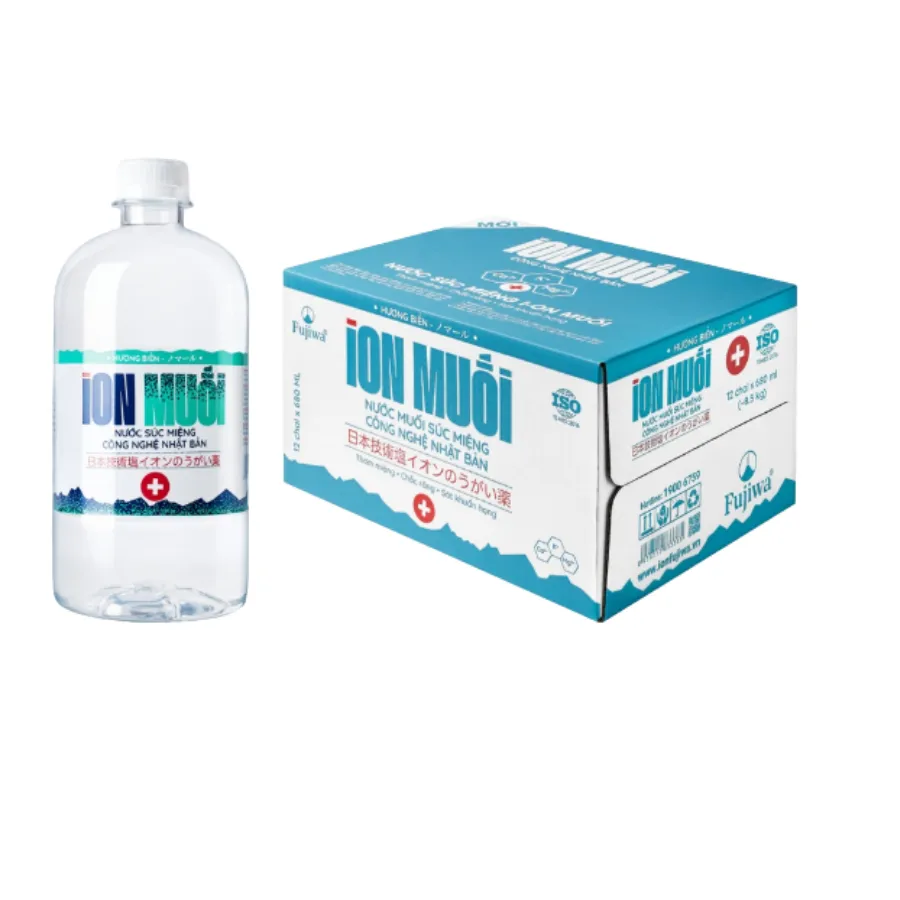 Nước Súc Miệng I-ON Muối 680ml  - Thùng 12 Chai