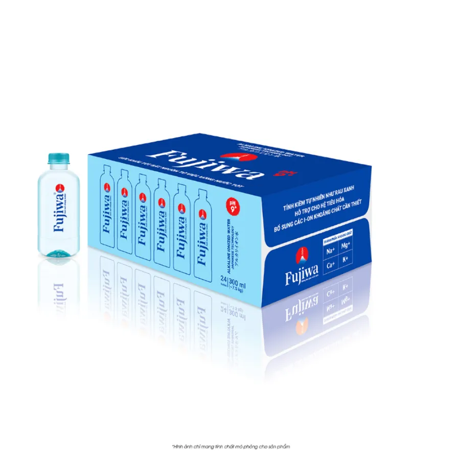 Nước Uống I-ON Kiềm Cao Cấp Fujiwa 450ml - Thùng 24 Chai