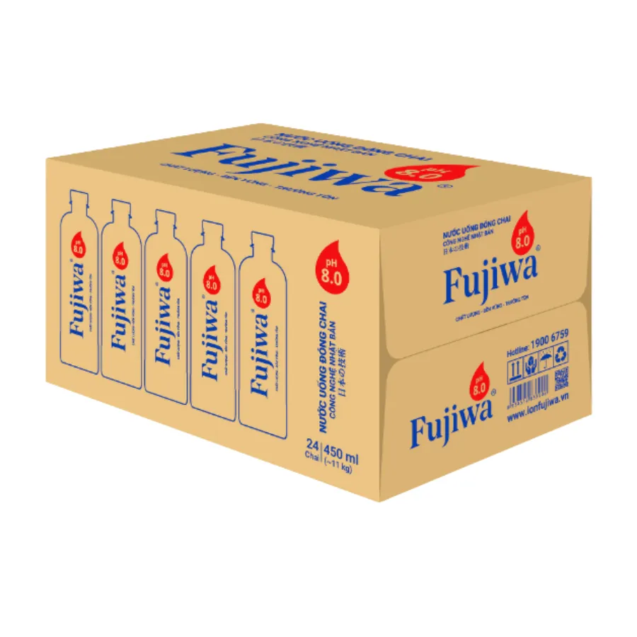 Nước Uống pH8 Fujiwa - Thùng 24 Chai